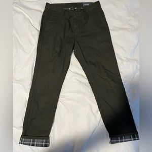 Bonobos flannel lined chinos